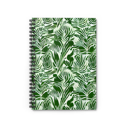 Green and White Spiral Notebook: Perfect for All Your Notes!