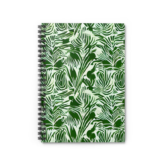 Green and White Spiral Notebook: Perfect for All Your Notes!