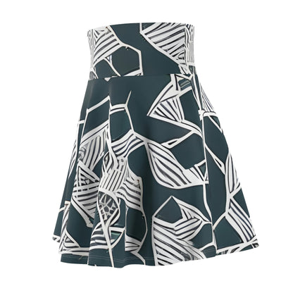 Swirling Sophistication: Our Black and White Skater Skirt is a Must-Have