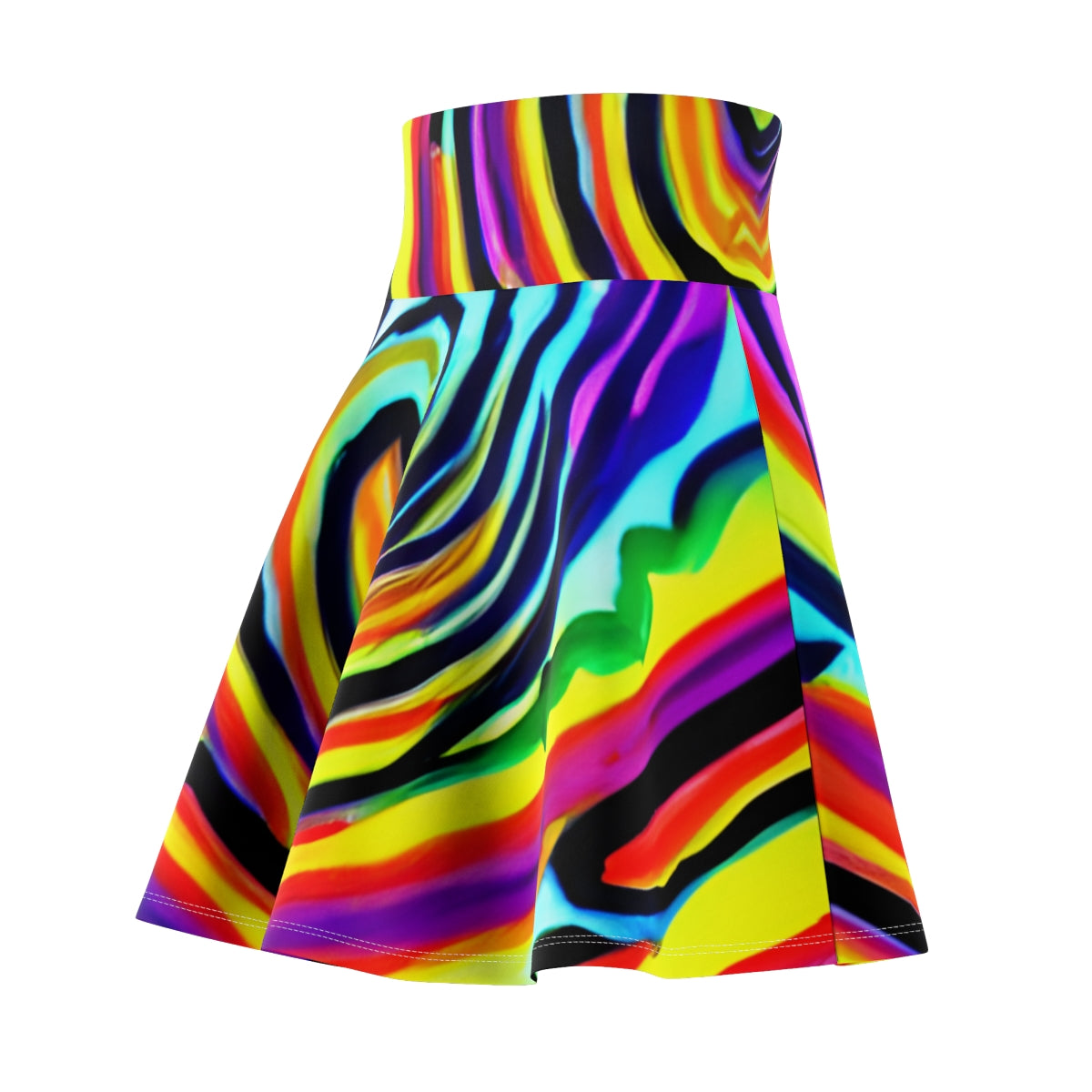 Wild and Striped: The Colorful Skirt with Zebra Flair