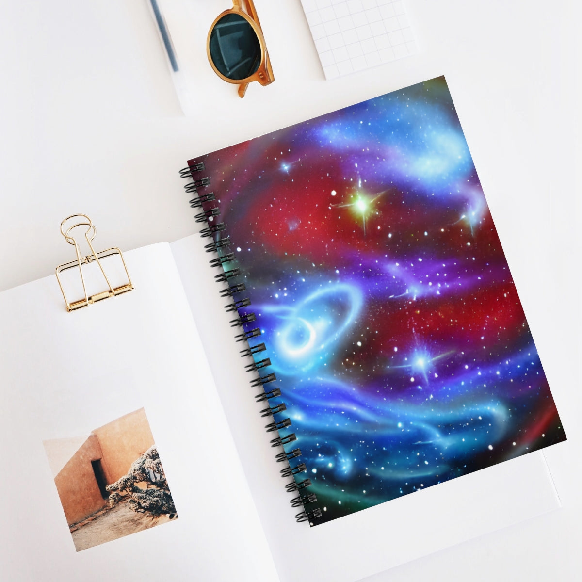 Galactic Dreams Spiral Notebook: Infuse Your Notes with Cosmic Inspiration