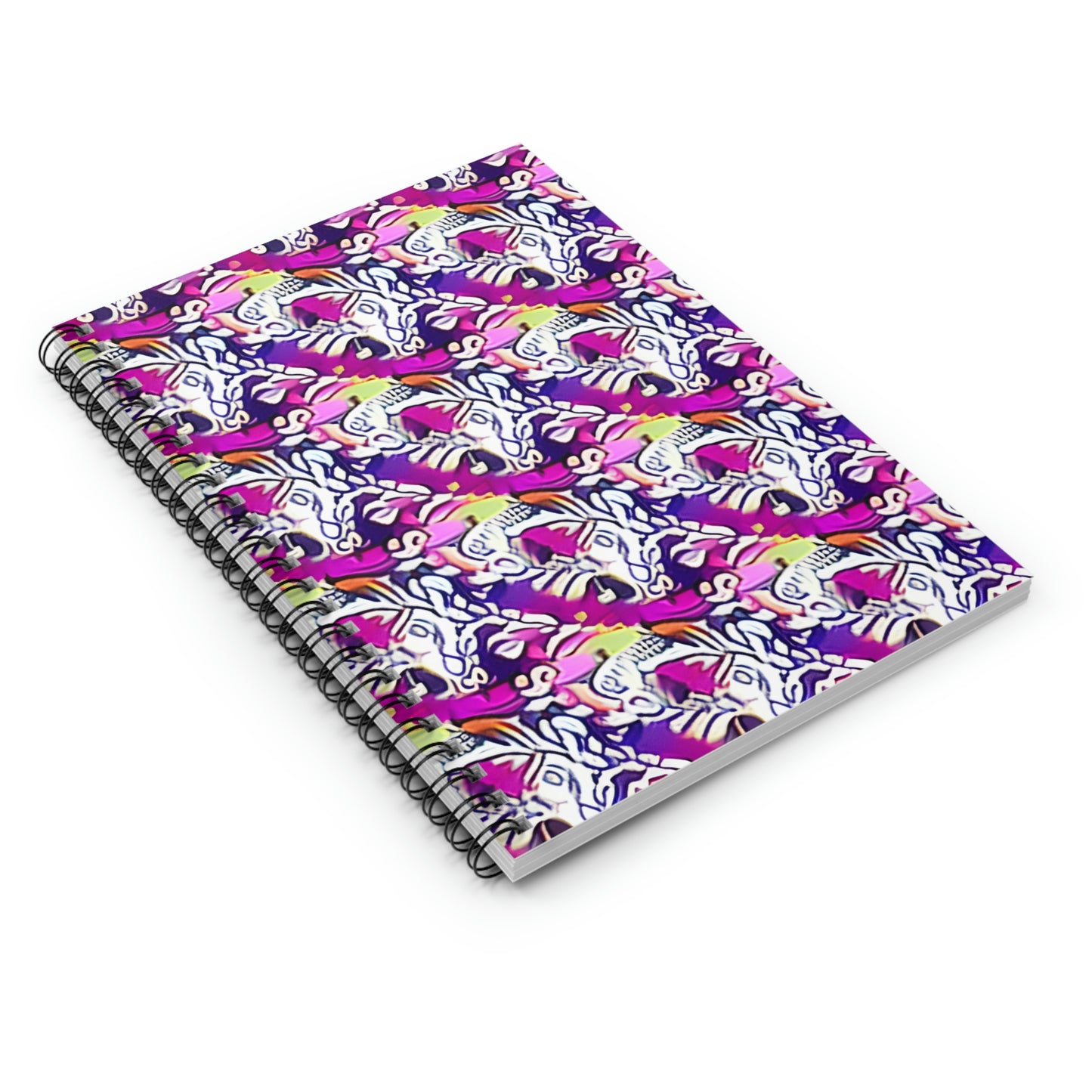 Purple and White Spiral Notebook: Stylish and Functional