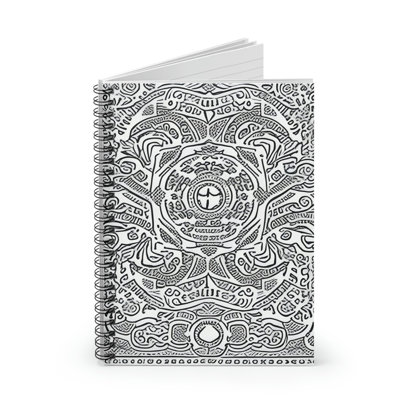 Monochrome Spiral Notebook - Perfect for All Your Notes!