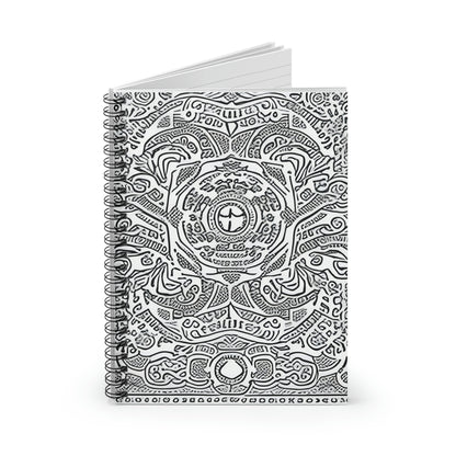 Monochrome Spiral Notebook - Perfect for All Your Notes!