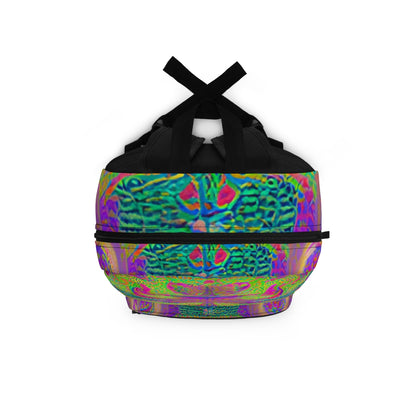 Groovy Psychedelic Backpack: A Burst of Colors on the Go