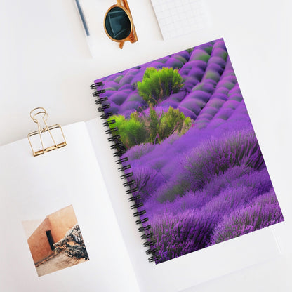 Luscious Lavender Spiral Notebook for Dreamy Note-Taking!