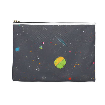 Colorful Space Splatter Zipper Pouch - Out of This World Storage!