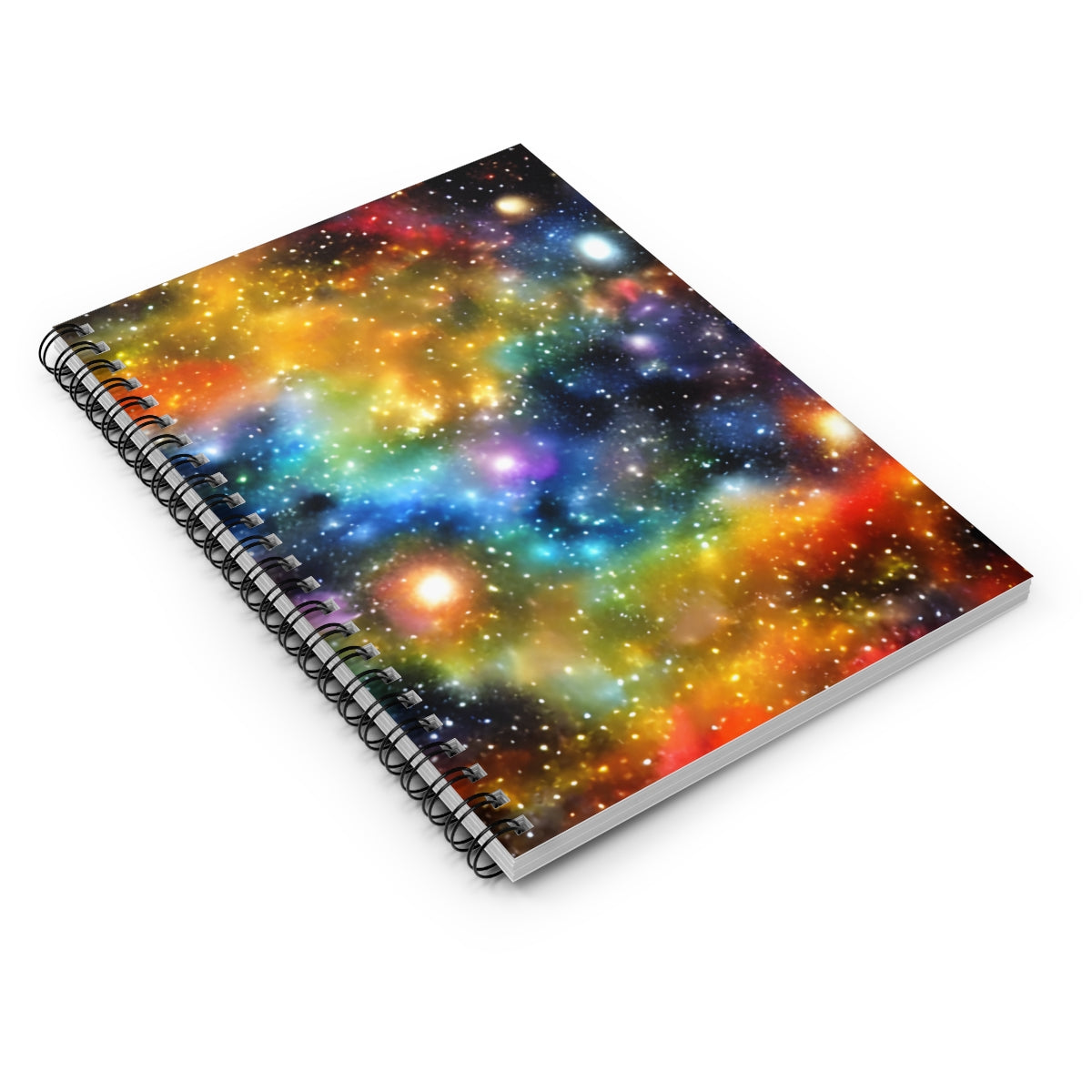 Galactic Spiral Notebook: Bold, Colorful & Cosmic