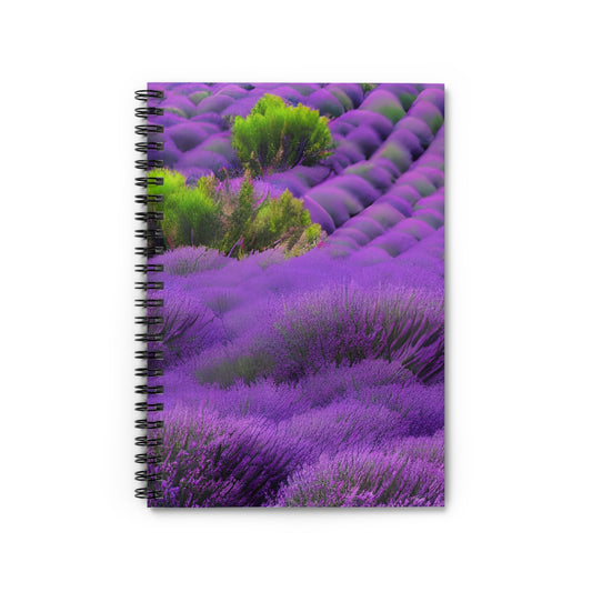 Luscious Lavender Spiral Notebook for Dreamy Note-Taking!