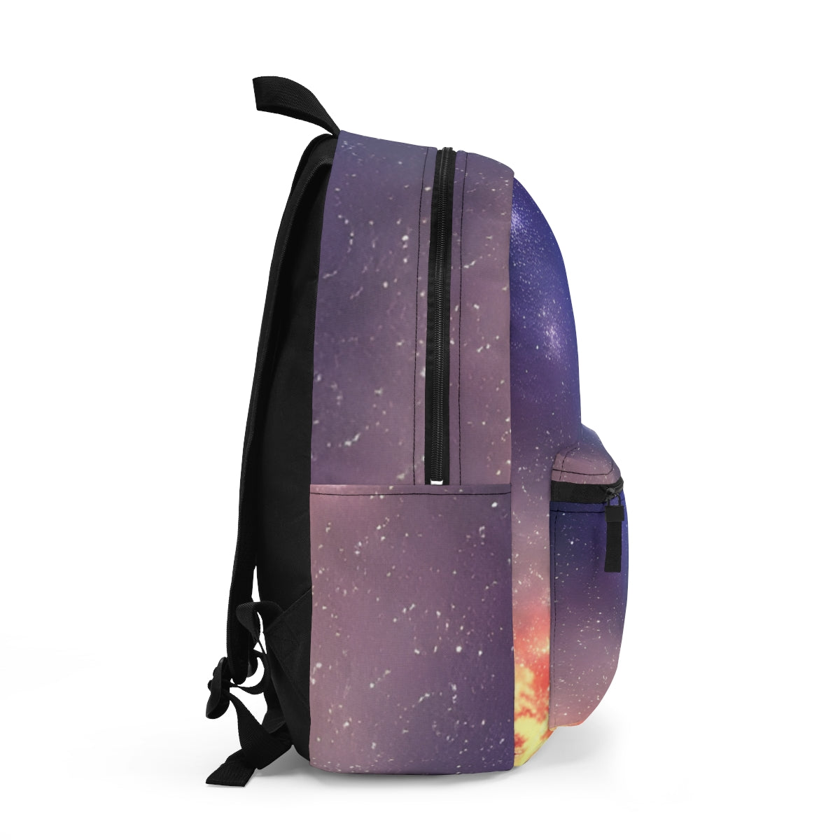 Galactic Wanderlust: A Backpack with a Starry Sky Print