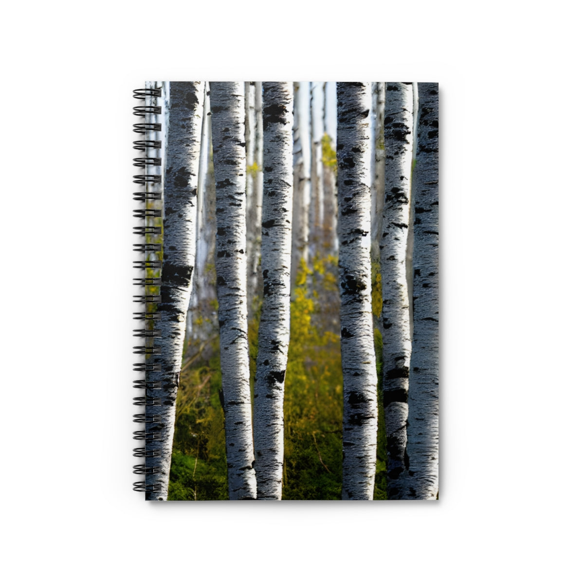 Birch Tree Backdrop Spiral Notebook for Creative Note-taking