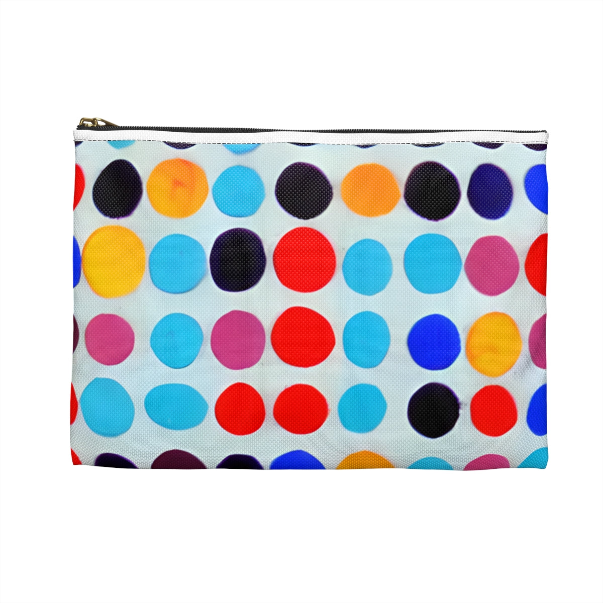 Get Organized with Our Vibrant Polka Dot Makeup Bag!