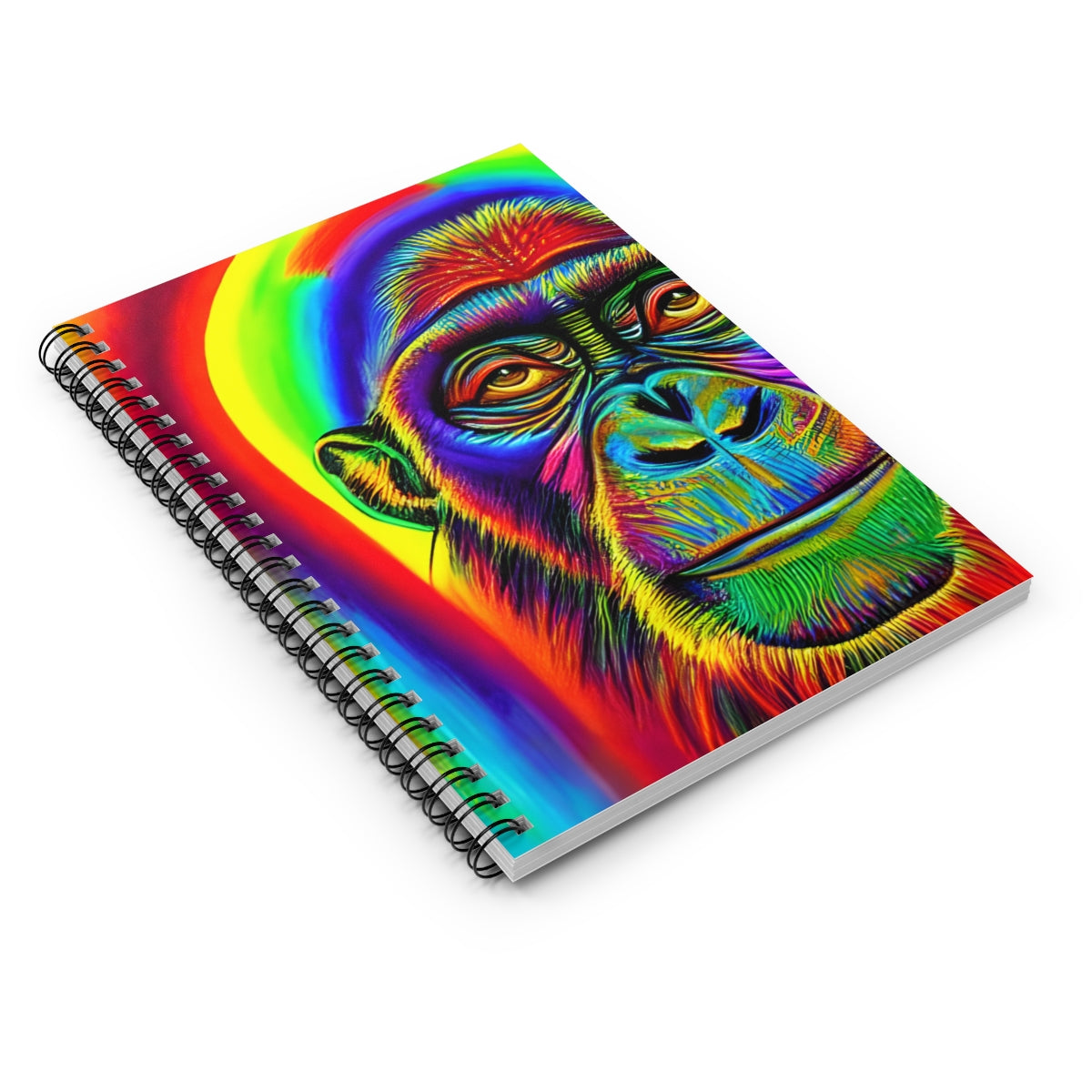 Chimpanzee-Inspired Spiral Notebook: Bright, Playful & Fun!