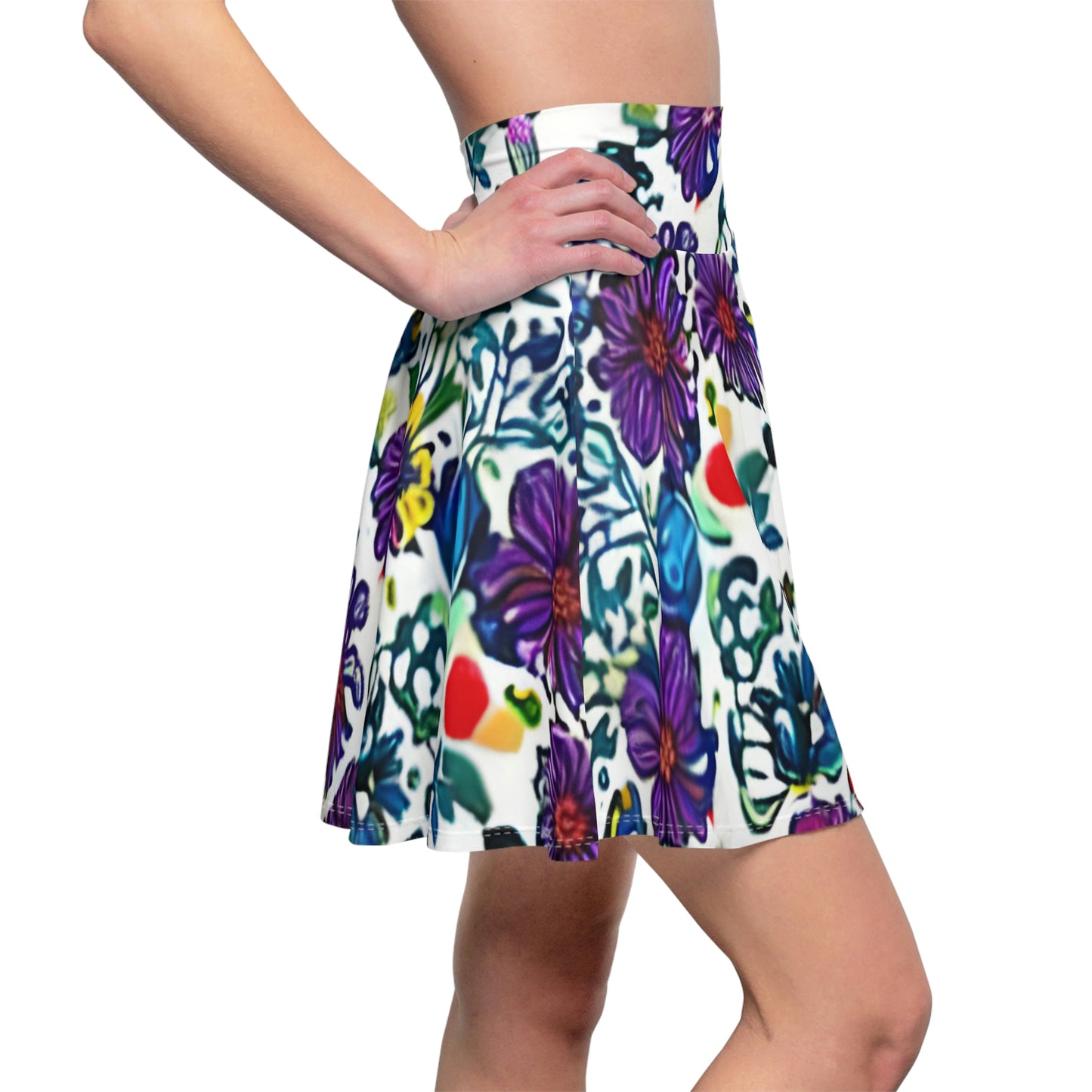 Flower Power: The Perfect Skater Skirt for Women