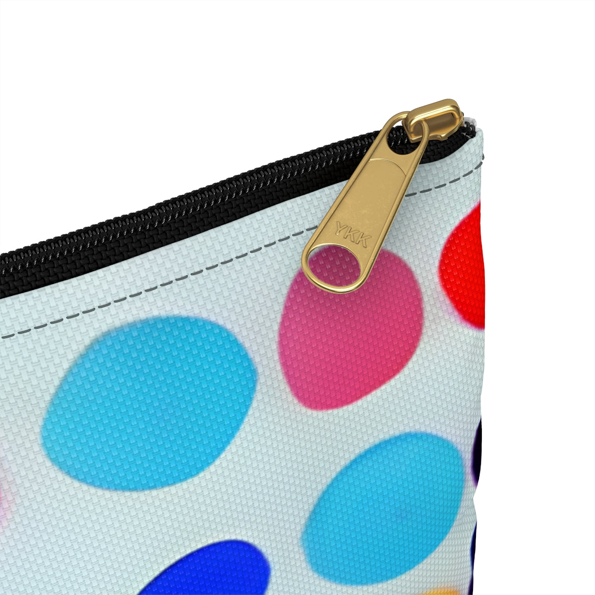 Get Organized with Our Vibrant Polka Dot Makeup Bag!