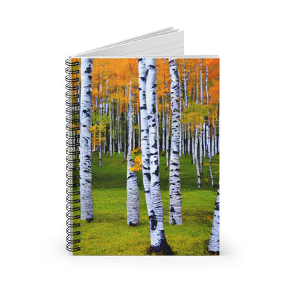 Unleash Your Creativity with Autumn Aspen Spiral Notebook