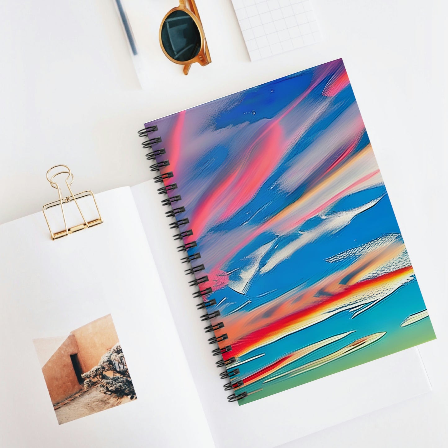 Jot Down Ideas Under a Colorful Sky with our Spiral Notebook