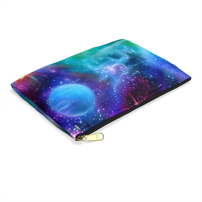 Galactic Bliss: Colorful Accessories Pouch for Travel