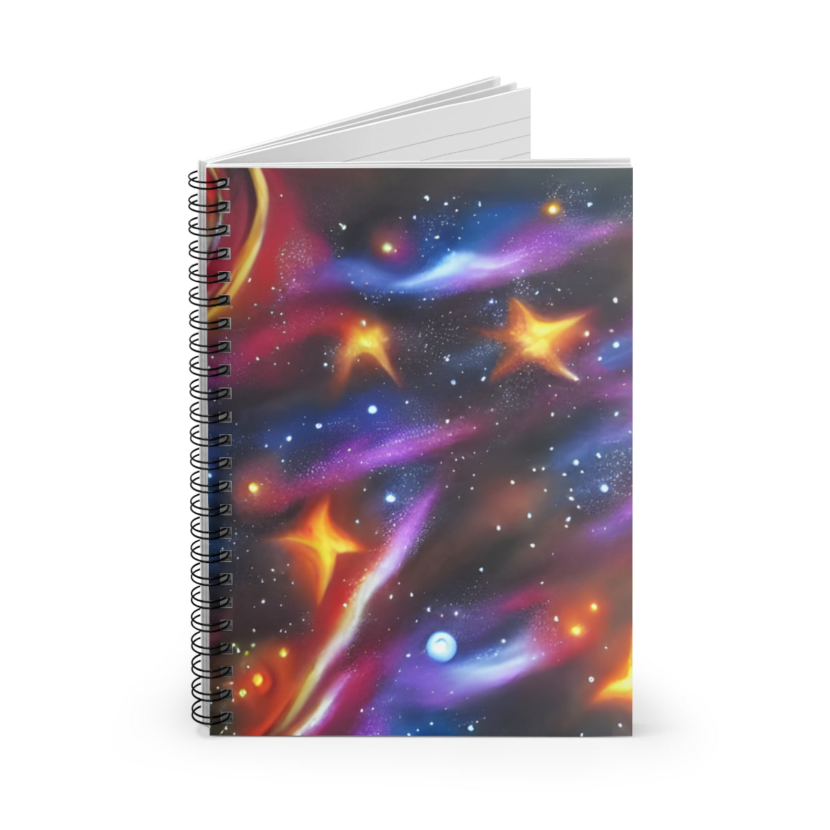 Twinkle, Twinkle: Colorful Star Spiral Notebook