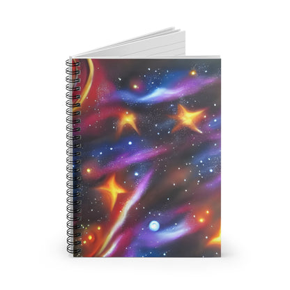 Twinkle, Twinkle: Colorful Star Spiral Notebook