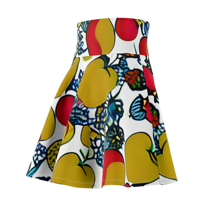 Tropical Delight: Fruit-Printed Skirt for Women