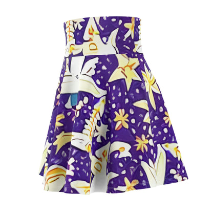 Purrfectly Purple Feline Skirt: A Fun addition to your closet