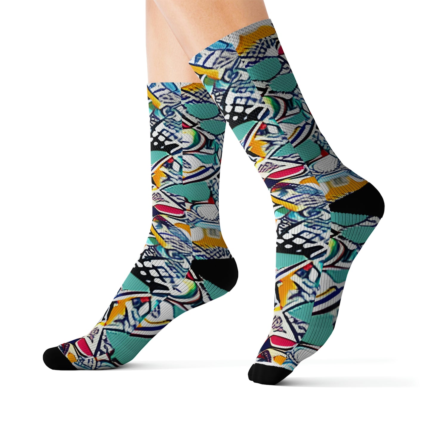 Colorful Geometric Socks: A Bold Upgrade for Any Outfit