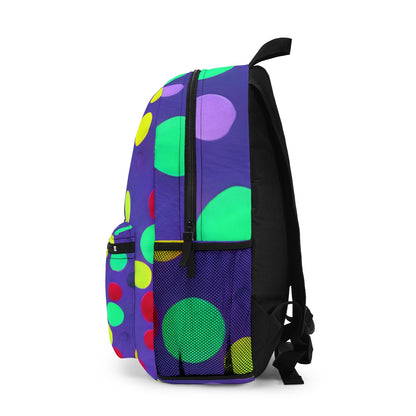 Purple Perfection: The Polka Dot Backpack That Pops!