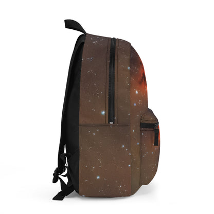 Stargaze on-the-go: Nebula & Star Printed Backpack