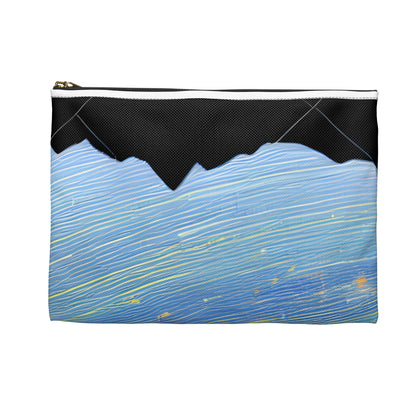 Starry Night Cosmetic Bag - Blue & Yellow