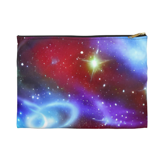 Stellar Storage: Nebula Galaxy Pouch for Your Accessories