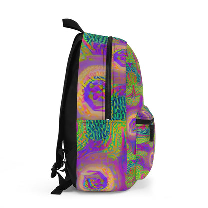 Groovy Psychedelic Backpack: A Burst of Colors on the Go