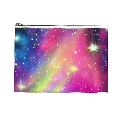 Galactic Zipper Pouch: A Stellar Accessory with Cosmic Colors!