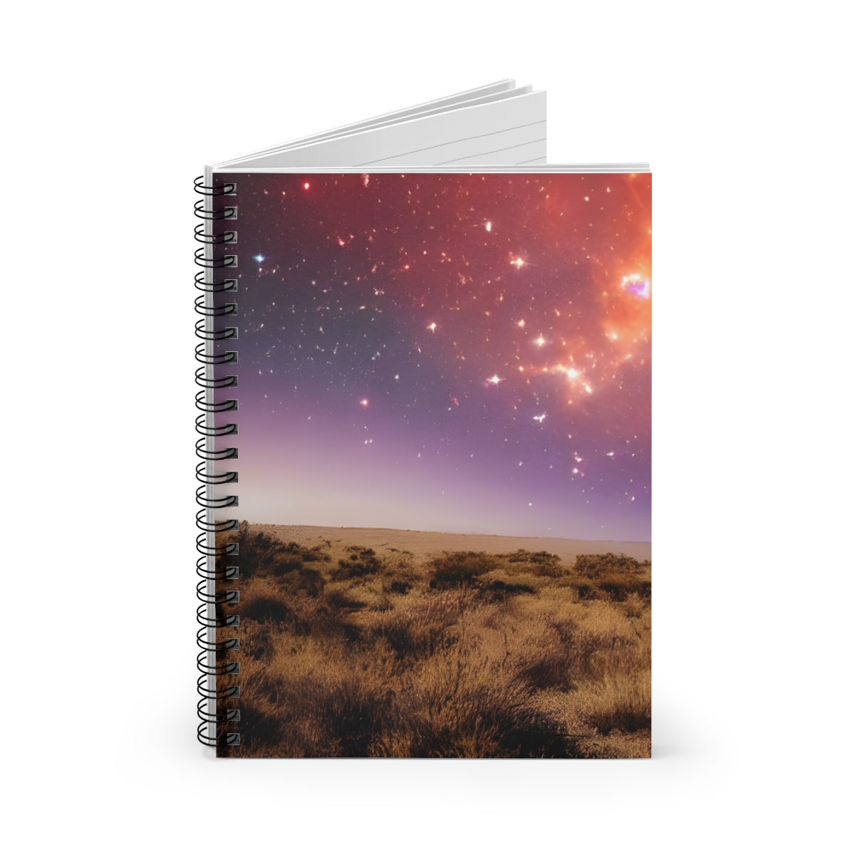 Starry Night Spiral Notebook: Dream Under the Stars