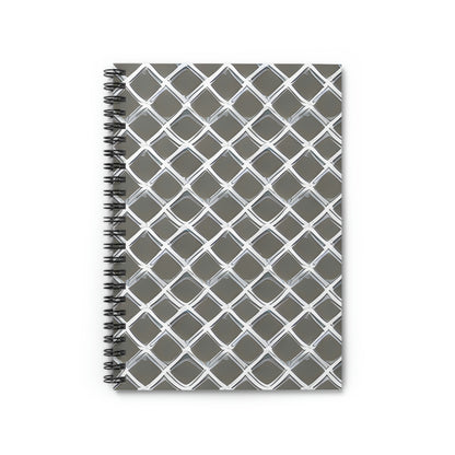 Gray and White Spiral Notebook: A Stylish Addition to Your Stationery!