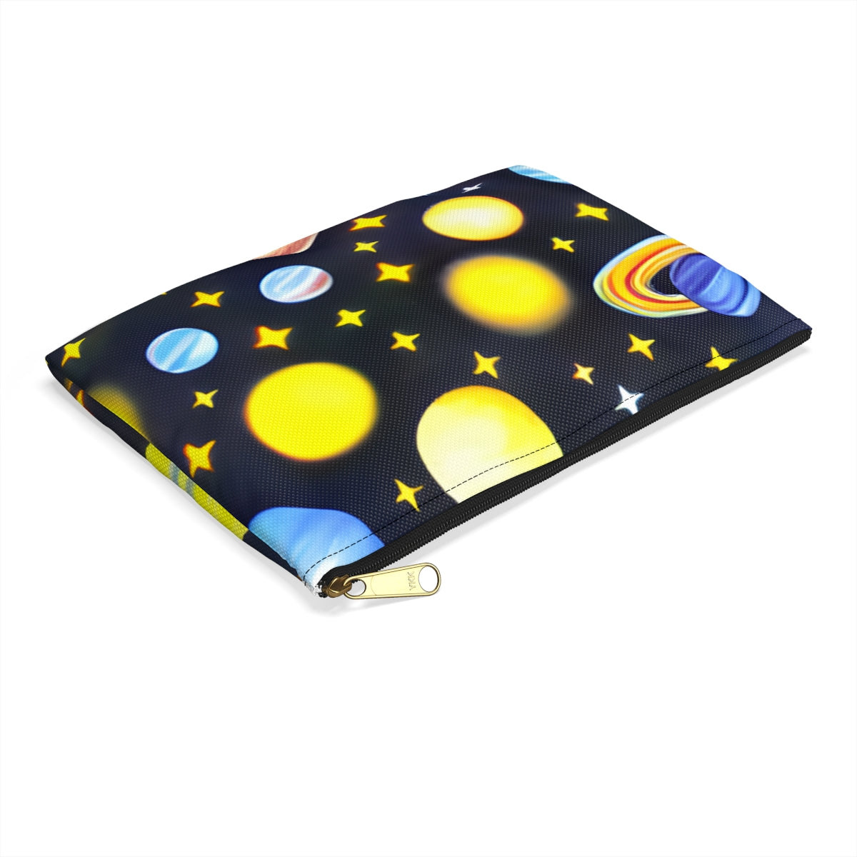 Explore the Galaxy: Planets & Stars Zipper Pouch