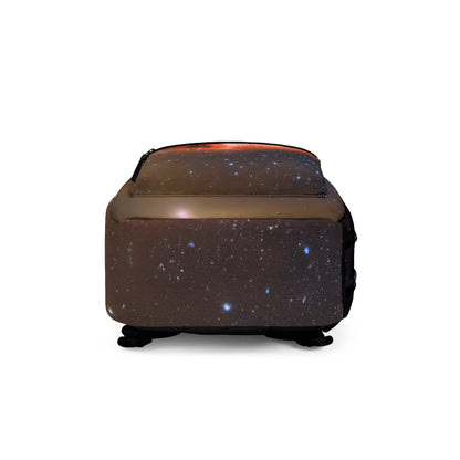 Stargaze on-the-go: Nebula & Star Printed Backpack