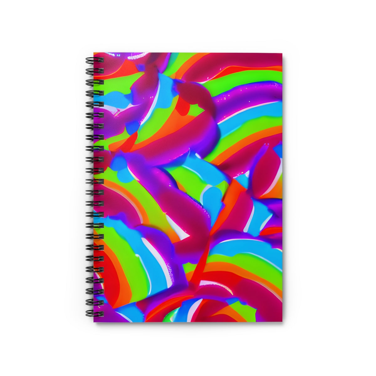 Colorful Swirl Spiral Notebook: Perfect for Notes & Doodles