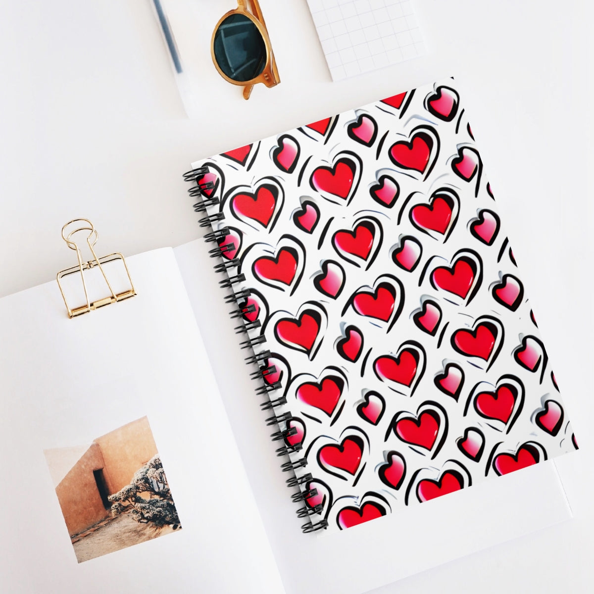 Love-filled Spiral Notebook: Perfect for all Your Writing Needs!