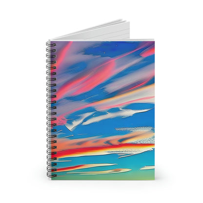 Jot Down Ideas Under a Colorful Sky with our Spiral Notebook