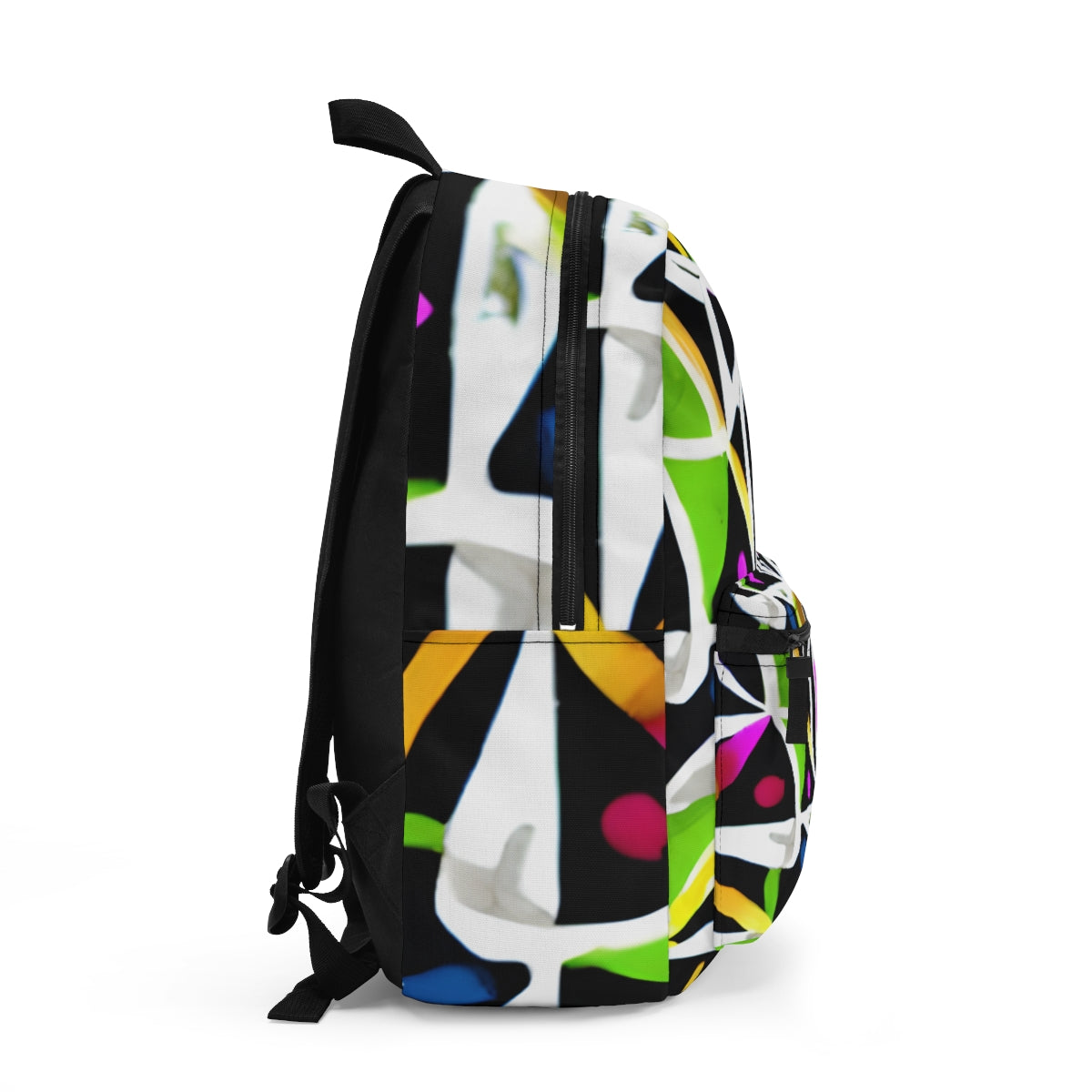 Vibrant Geometric Backpack - Add Color to Your On-the-Go Style!