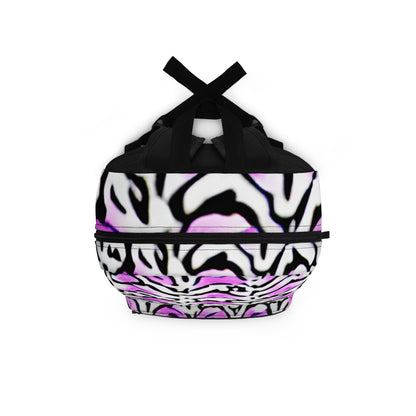 Purple & Black Zebra Print Backpack: Stand Out in Style