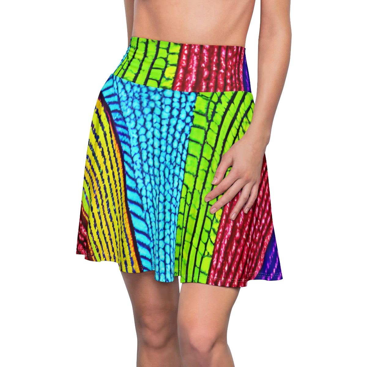 Vibrant African Print Skater Skirts for Women - Shop Now!