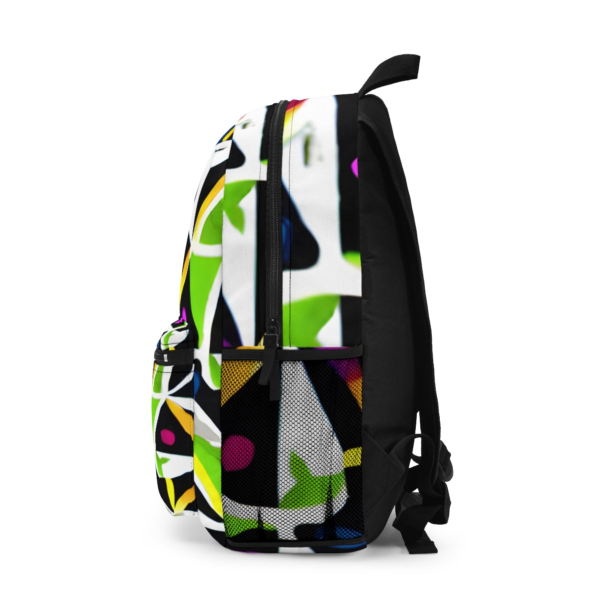 Vibrant Geometric Backpack - Add Color to Your On-the-Go Style!