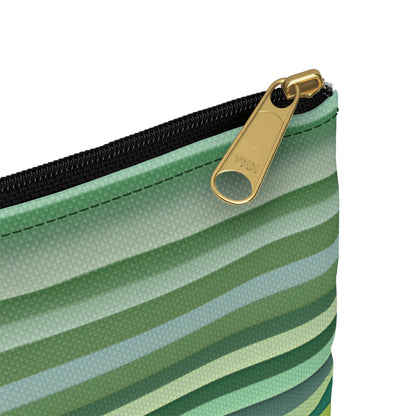 Colorful Striped Zipper Pouch: Organize Your Essentials with Style