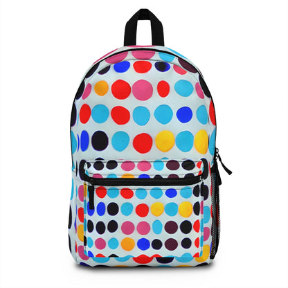 Playful Polka Dots: Colorful Backpack with a Bold Twist