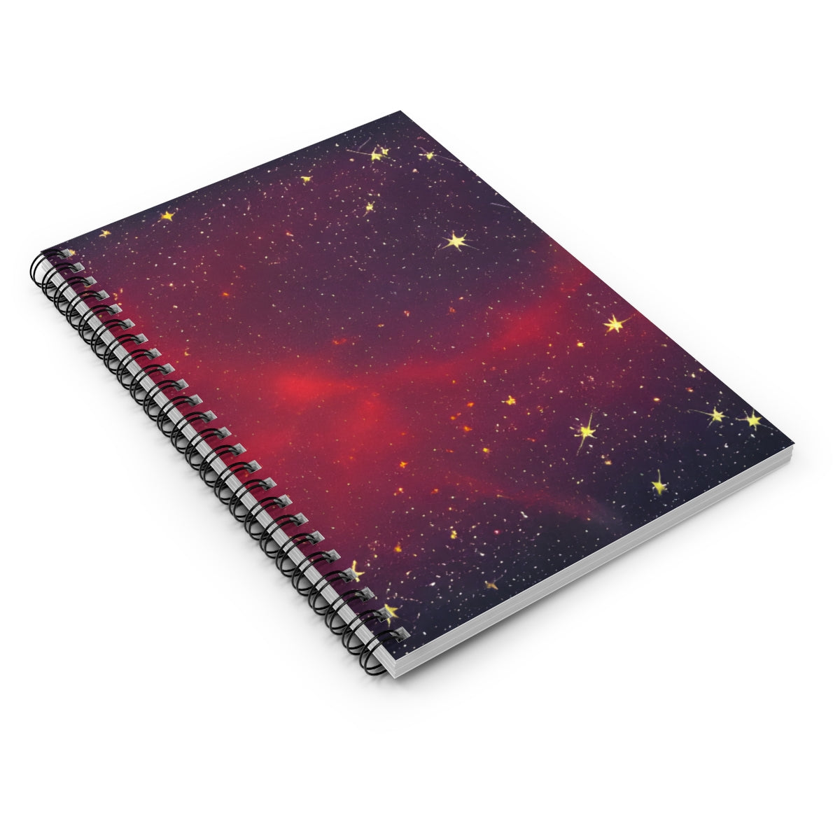 Stellar Red Spiral Notebook: Perfect for Creative Writing