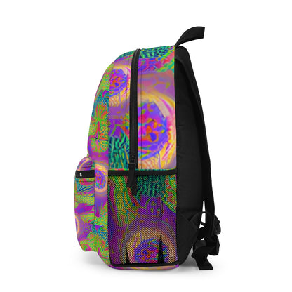 Groovy Psychedelic Backpack: A Burst of Colors on the Go