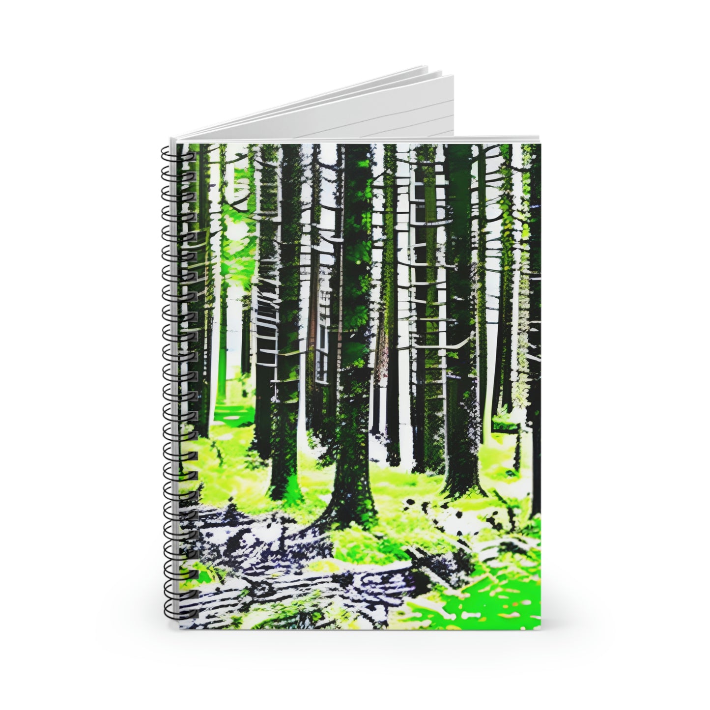 Greenery Spiral Notebook: Nature-Inspired Design