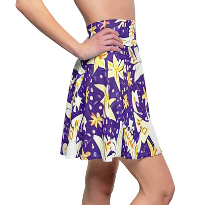 Purrfectly Purple Feline Skirt: A Fun addition to your closet